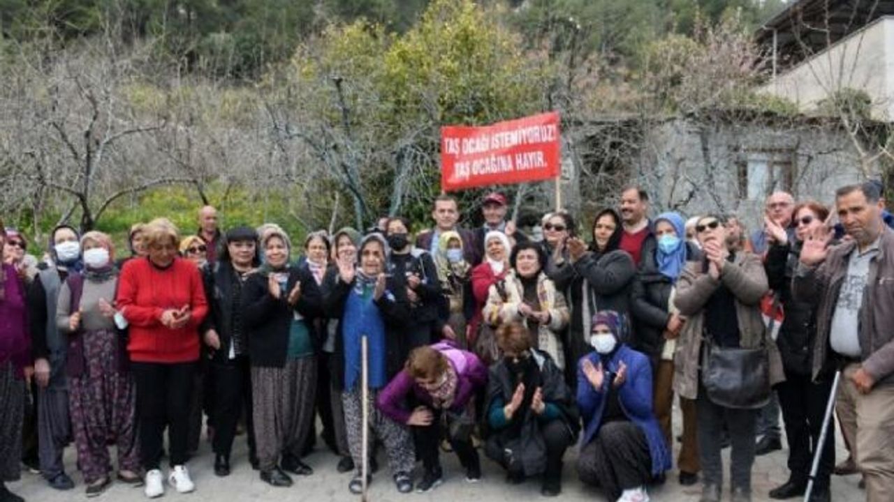 Bakanlık, Değirmençay ve Turunçlu'ya  Taşocağı Projesine Olumsuz Yanıt Verdi.