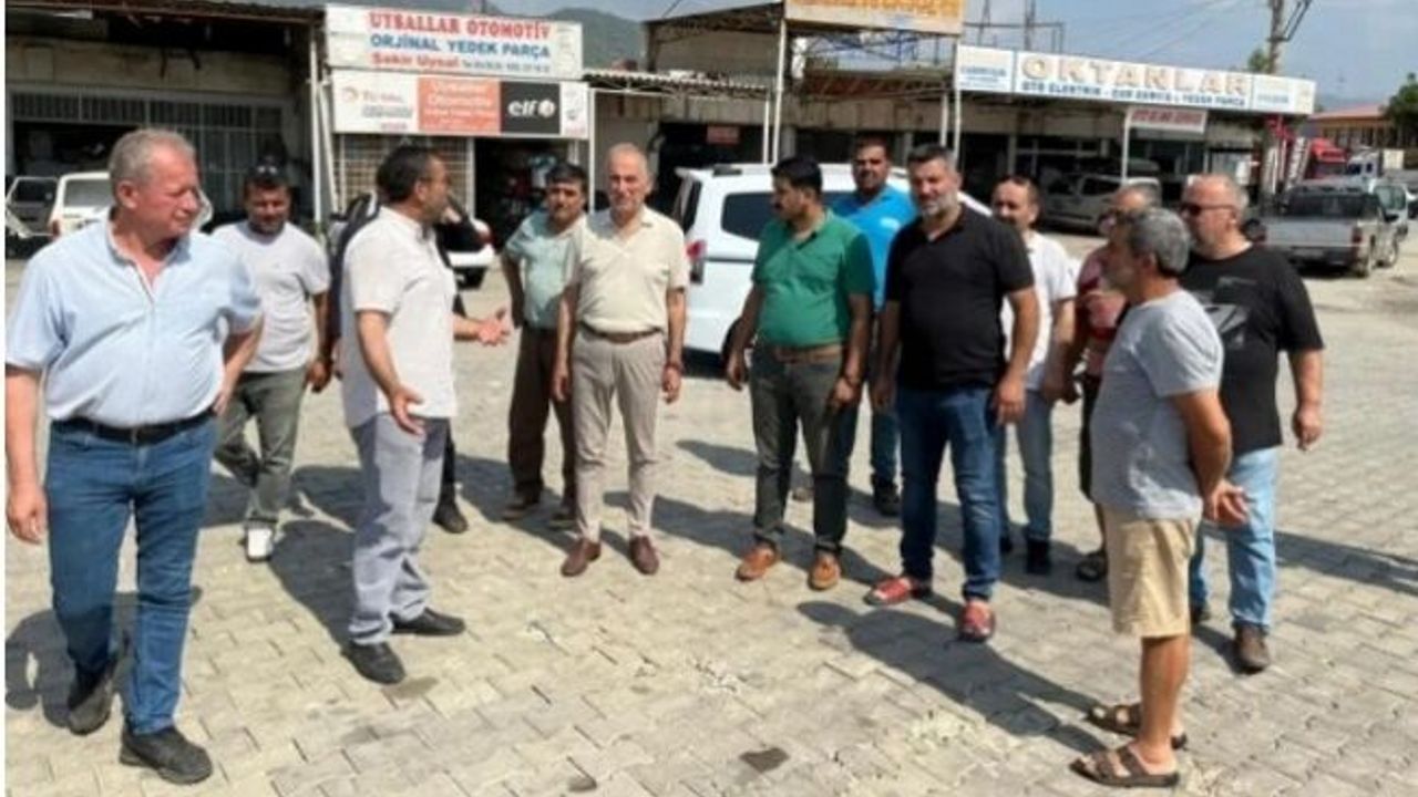 Başkan Deniz, Sanayi Esnafının Sorunlarını Dinledi