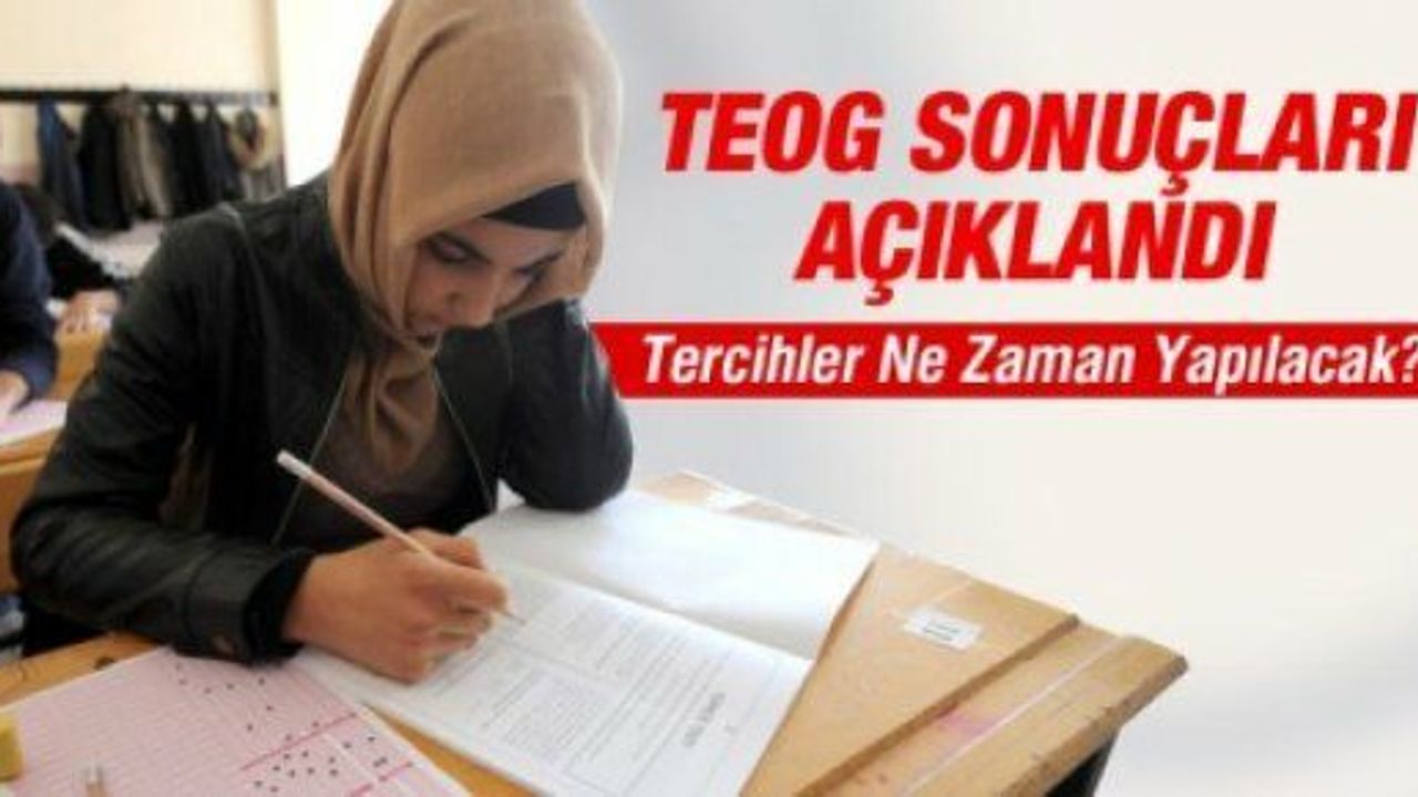 TEOG Sonuçları Açıklandı - Mersin Portal | Mersin'in Haber Portalı
