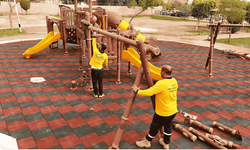 Gaspıralı Parkı’nda Dönüşüm Sürüyor: Yenileme Çalışmaları Devam Ediyor