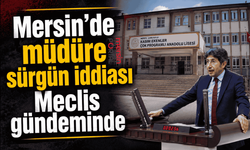 Mersin’de Müdüre ‘Sürgün’ İddiası Meclis’e Taşındı