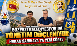 Bozyazı Belediyespor’da yönetim güçleniyor: Hakan Sarıkaya’ya yeni görev