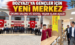 Bozyazı’ya gençler için yeni merkez: Okuma salonu ve sosyal yaşam alanı açıldı