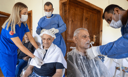 Çamlıyayla’da evde sağlık desteğiyle yeniden yürümeye başladı