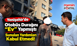 Mersinliler sosyal medya'dan Forum durağında sokakta yaşayan genç için ses yükseltti.