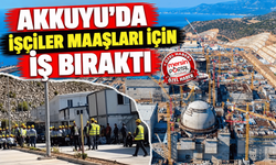 Maaşlarını alamayan işçiler Akkuyu’da eylem yaptı