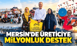 Mersin’de üreticiye büyük destek: 800 küçükbaş, 128 ton yem ve yüzlerce ekipman dağıtıldı