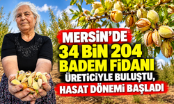 Mersin’de 34 bin 204 badem fidanı üreticiyle buluştu, hasat dönemi başladı