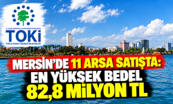 TOKİ Mersin’de 11 arsayı satışa çıkarıyor
