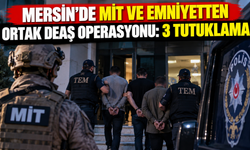 Mersin'de MİT ve emniyetten ortak DEAŞ operasyonu: 3 tutuklama