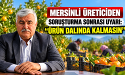 Mersinli üreticiden soruşturma sonrası uyarı: “Ürün dalında kalmasın”
