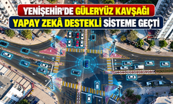 Yenişehir’de Güleryüz Kavşağı yapay zekâ destekli sisteme geçti