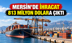Mersin dış ticarette ağustosta ihracatını 813 milyon dolara çıkardı