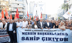 Mersin’de tutuklu belediye başkanları için buluşma: “Başkanlarımıza sahip çıkıyoruz”