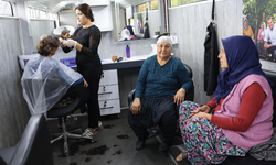 Mersin'de 40 Bin 100 Kişiye Kuaför Hizmeti! Mobil Ekipler Köy Köy Geziyor