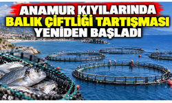 Anamur kıyılarında balık çiftliği tartışması yeniden başladı