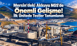 Mersin'deki Akkuyu NGS'de Önemli Gelişme! İlk Ünitede Testler Tamamlandı