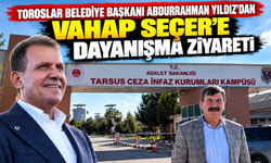 Toroslar Belediye Başkanı Abdurrahman Yıldız'dan Vahap Seçer'e Dayanışma Ziyareti