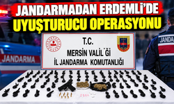 Jandarmadan Erdemli’de uyuşturucu operasyonu