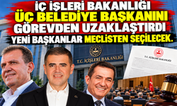 Mersin’de 3 Belediye Başkanı Görevden Uzaklaştırıldı