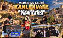 Mersin’de Tarihi Kanlıdivane Öğrencilerin Sesleriyle Yankılandı