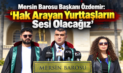 Mersin Barosu Başkanı Özdemir: “Hak Arayan Yurttaşların Sesi Olacağız”