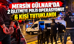 Mersin Gülnar'da 2 İşletmeye Polis Operasyonu! 6 Kişi Tutuklandı
