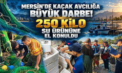 Mersin’de Kaçak Avcılığa Büyük Darbe! 250 Kilo Su Ürününe El Konuldu