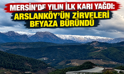 Mersin’de sahilde sağanak, Toroslar’ın zirvelerinde kar