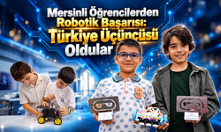 Mersin’de Küçük Mucitlerden Büyük Başarı: Robotları Türkiye Derecesi Getirdi