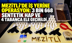 Mersin’de uyuşturucu ve silah operasyonu: 3 gözaltı, 1 tutuklama