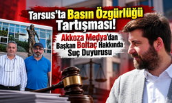 Tarsus'ta Gazetecilerden Başkan Boltaç Hakkında Suç Duyurusu