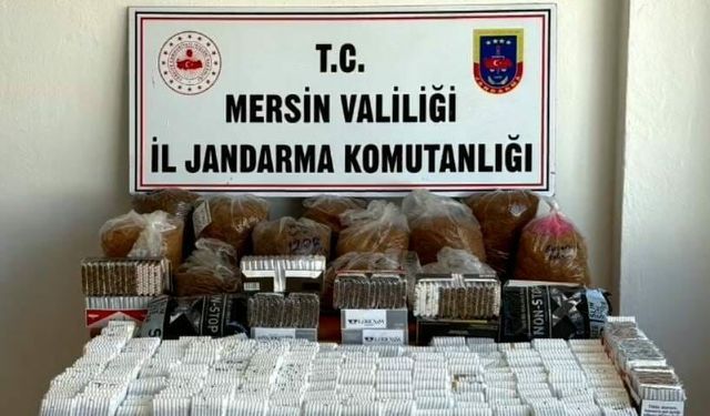 Mersin'de Kaçak Sigara Operasyonu: 15 Bin Makaron Ele Geçirildi