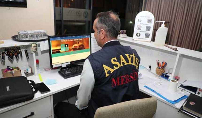 Mersin’de Konaklama Tesislerine Polis Denetimi