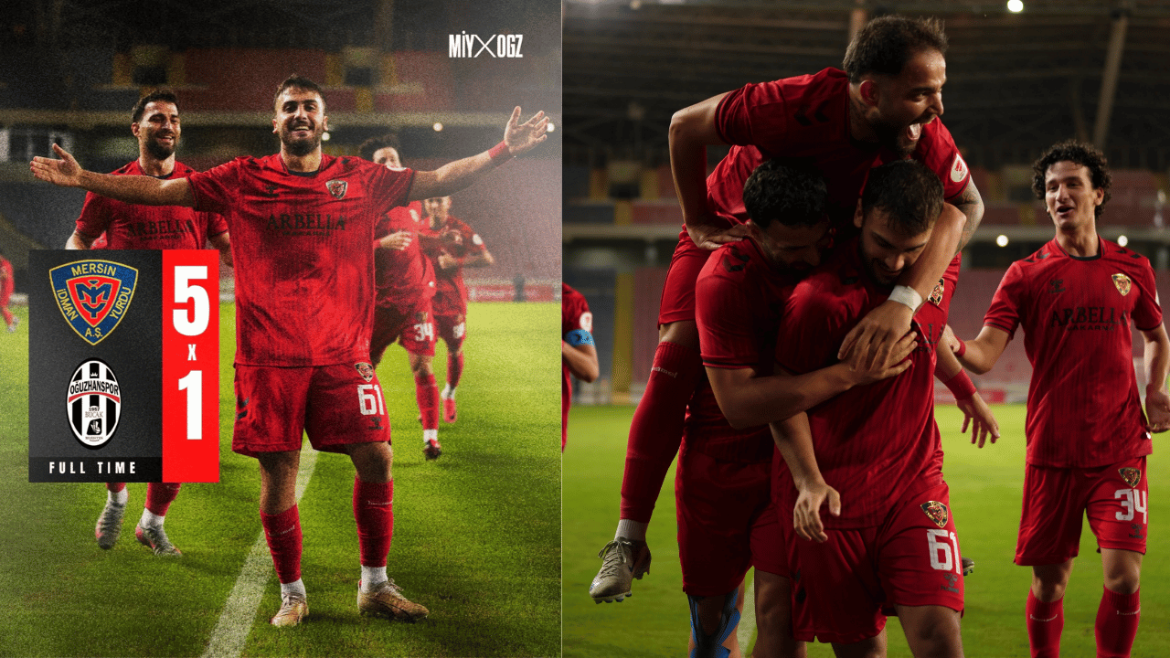 Yeni Mersin İdman Yurdu kupada fırtına gibi esti: Oğuzhanspor’a 5 gol