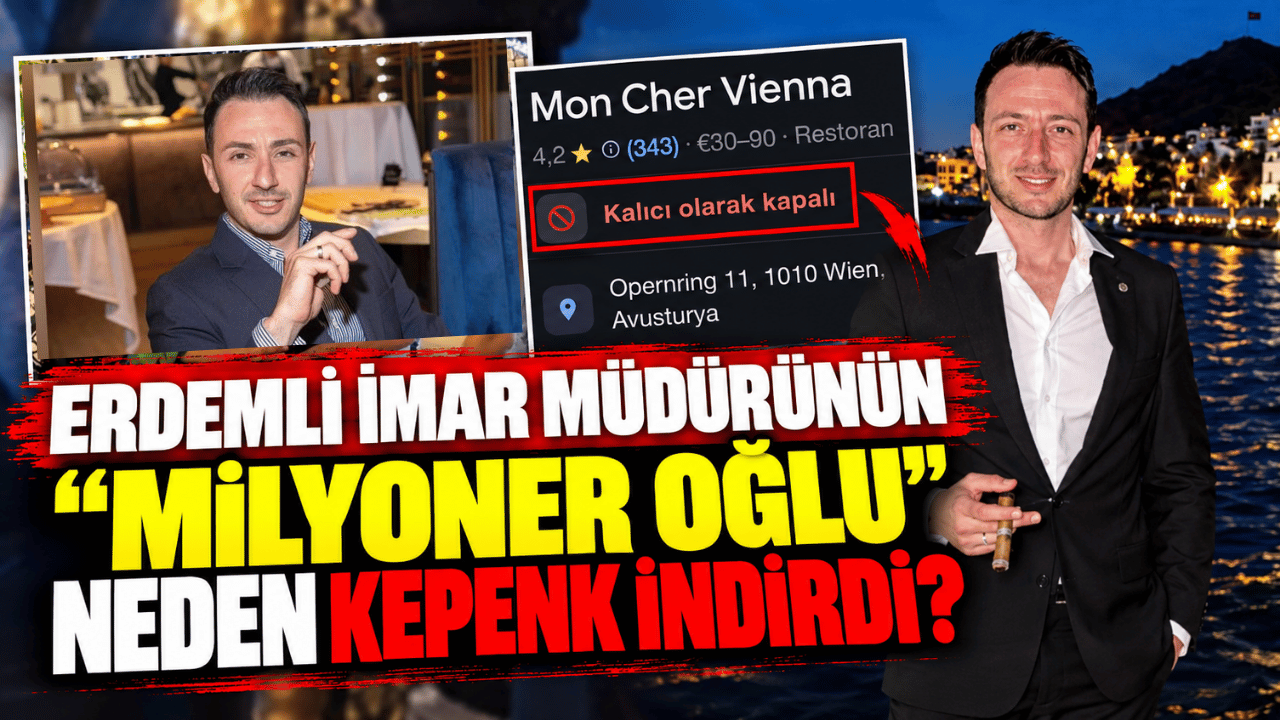 Erdemli İmar Müdürünün milyoner oğlu, neden kepenk indirdi?
