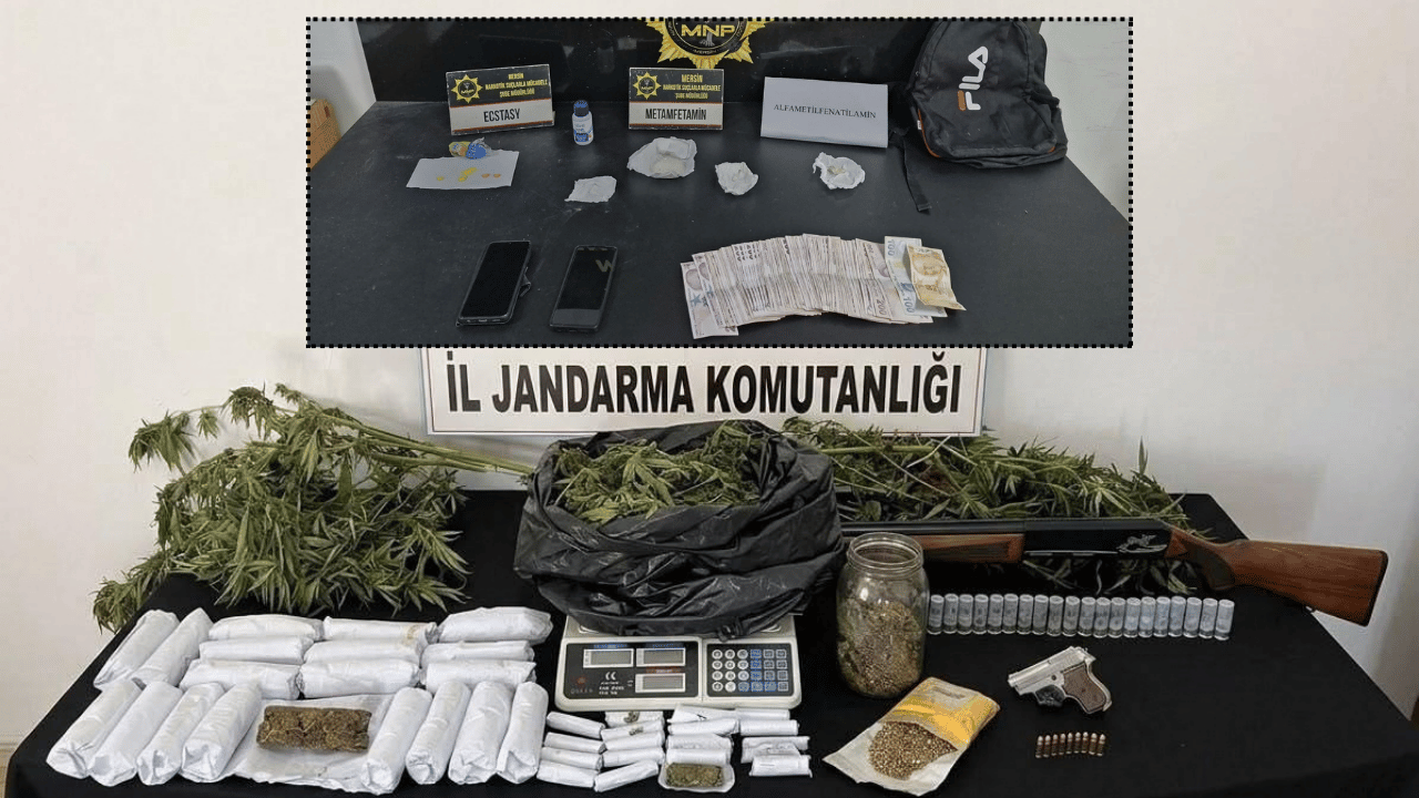 Mersin’de uyuşturucu operasyonları: 4 kişi tutuklandı