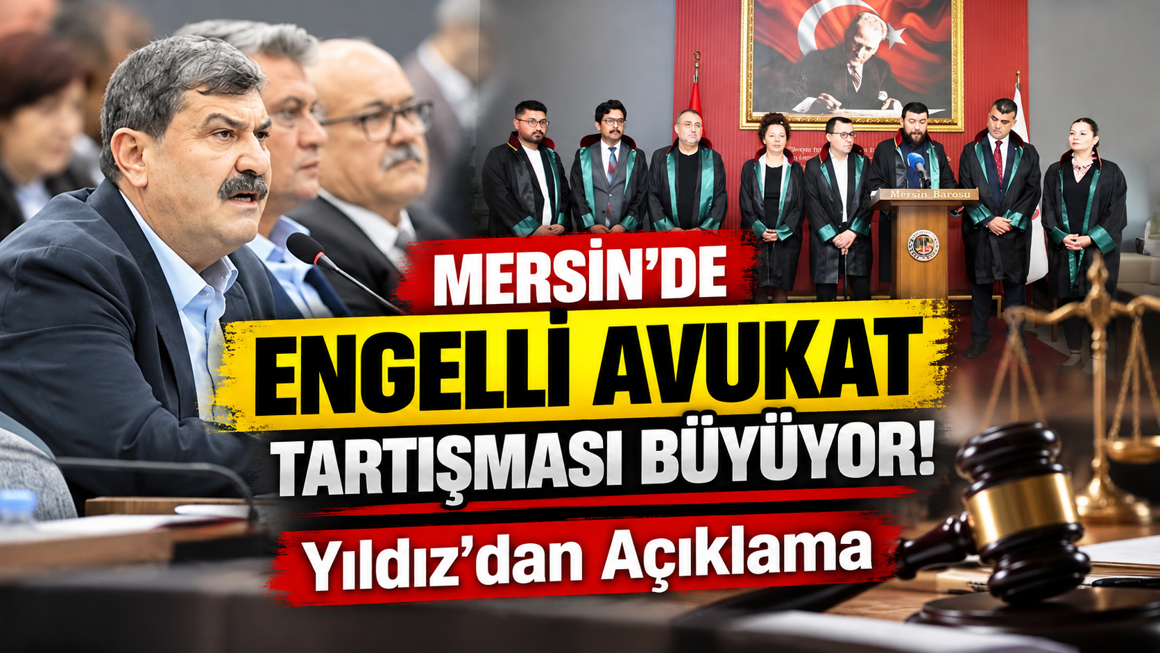 Mersin Barosu ile Toroslar Belediyesi Arasında Atama Tartışması